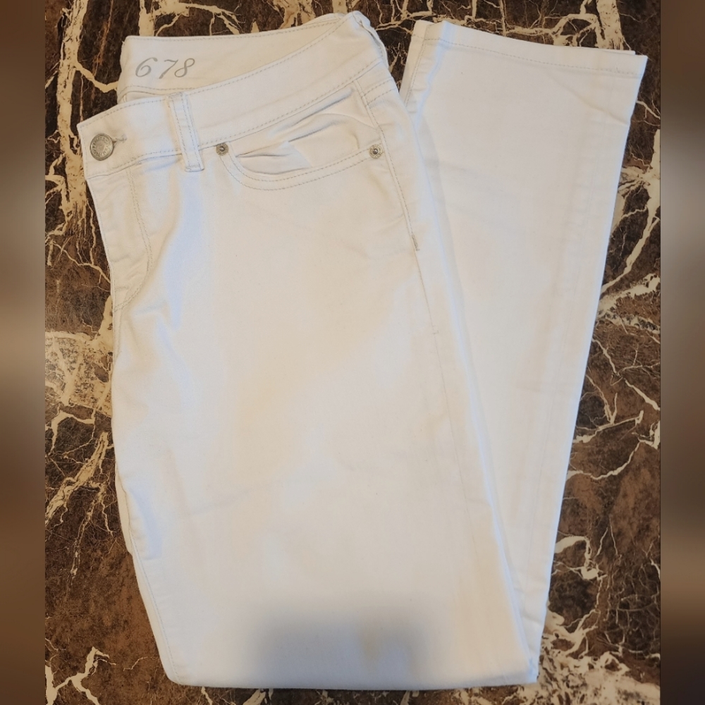 The Limited 678 Skinny Leg White Jeans Women's size 10